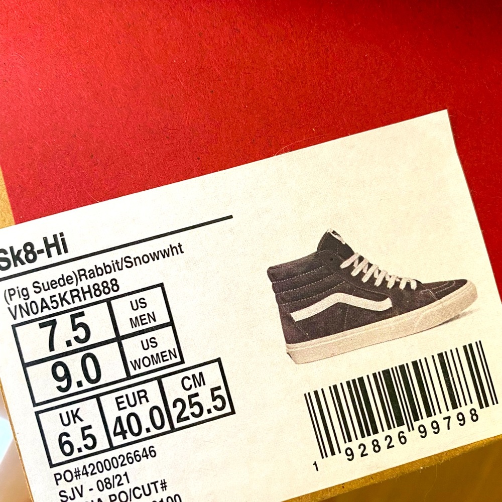 Vans Sk8-Hi skate hi tops